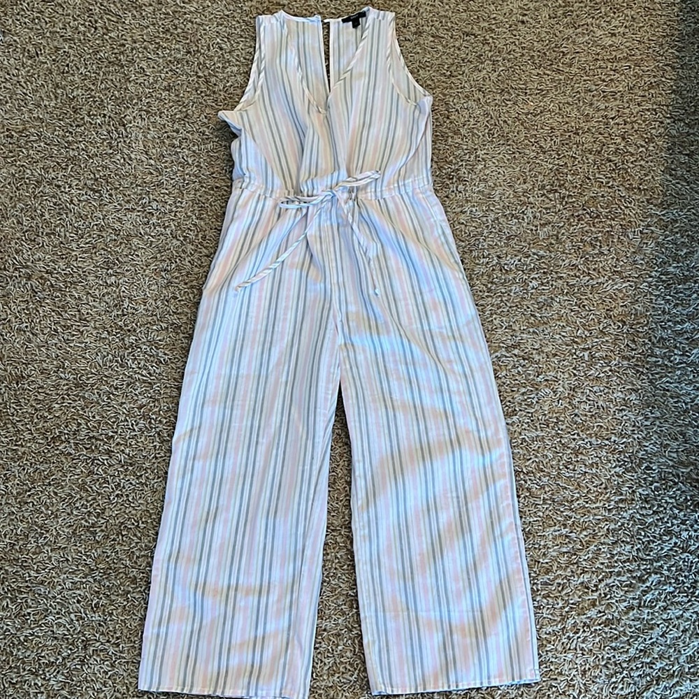 Anthro Drew linen jumpsuit